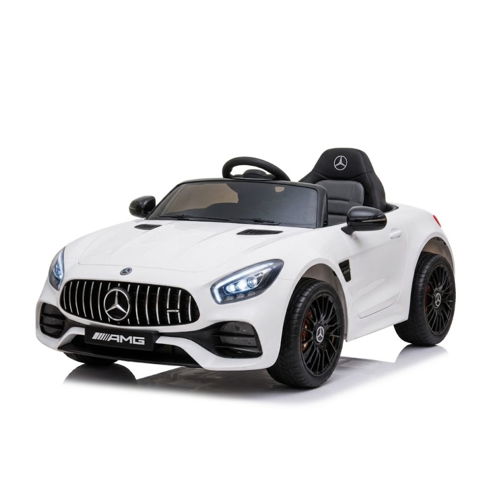 מכונית ספורט ממונעת לילדים מרצדס GT 12V עם גלגלי גומי ושלט חכם להורים